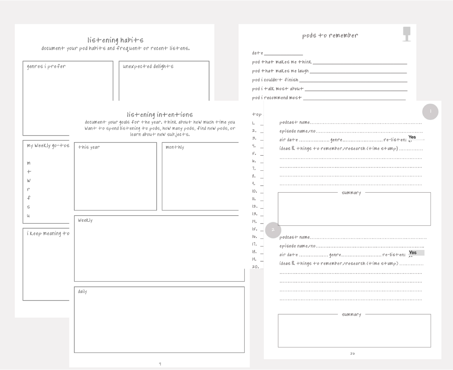 Digital Podcast Journal