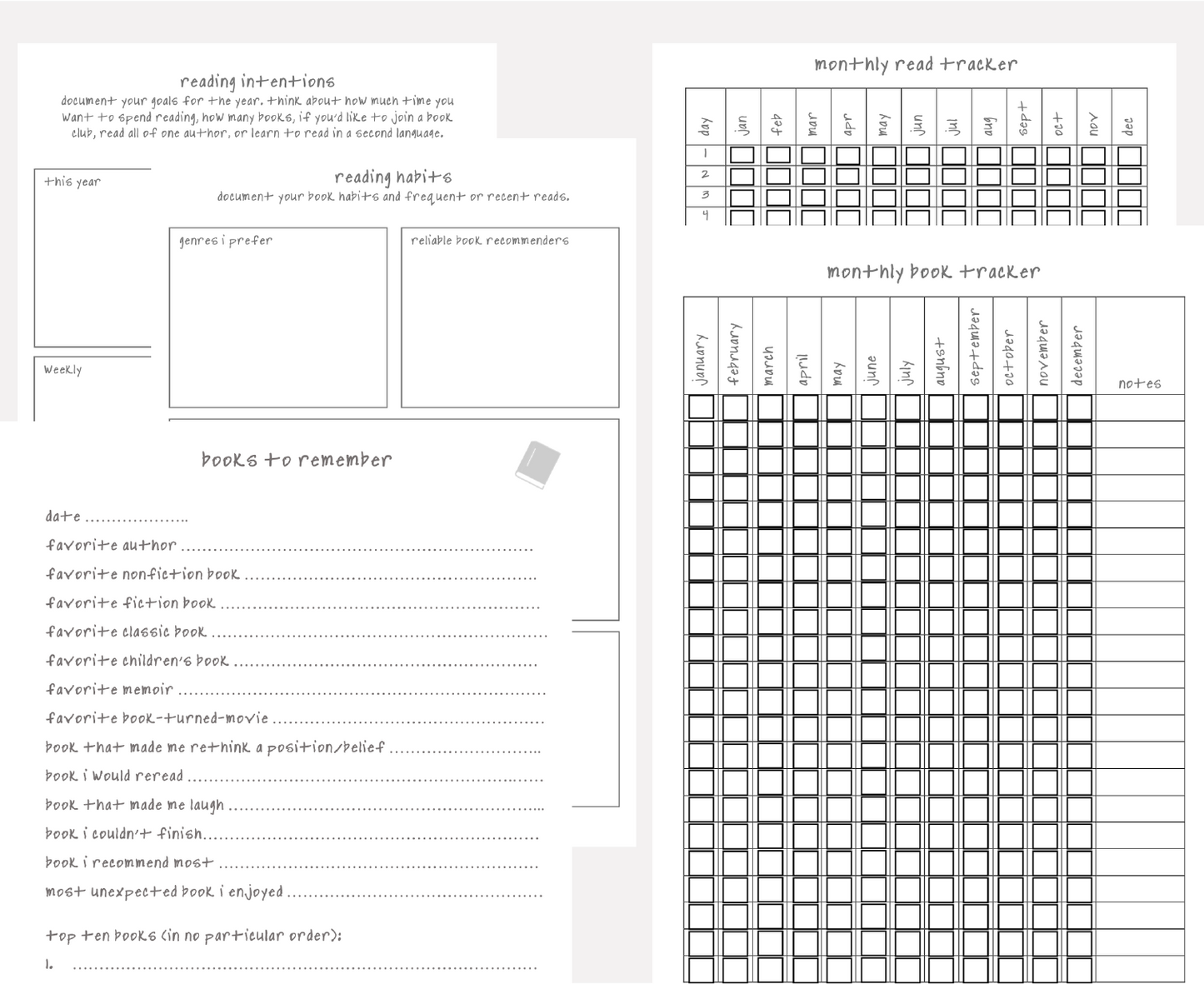 Digital Reading Journal