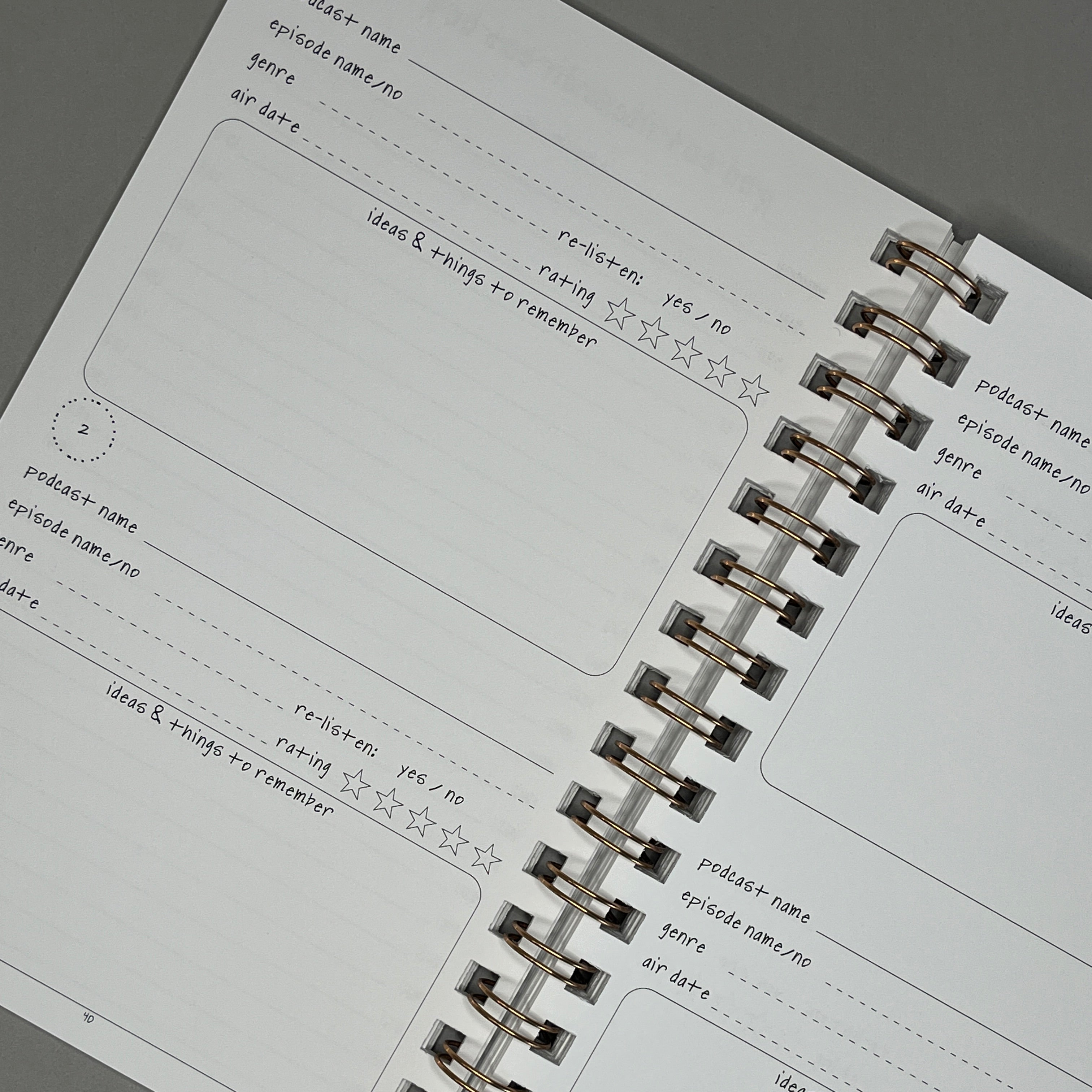 Podcast Listener Journal