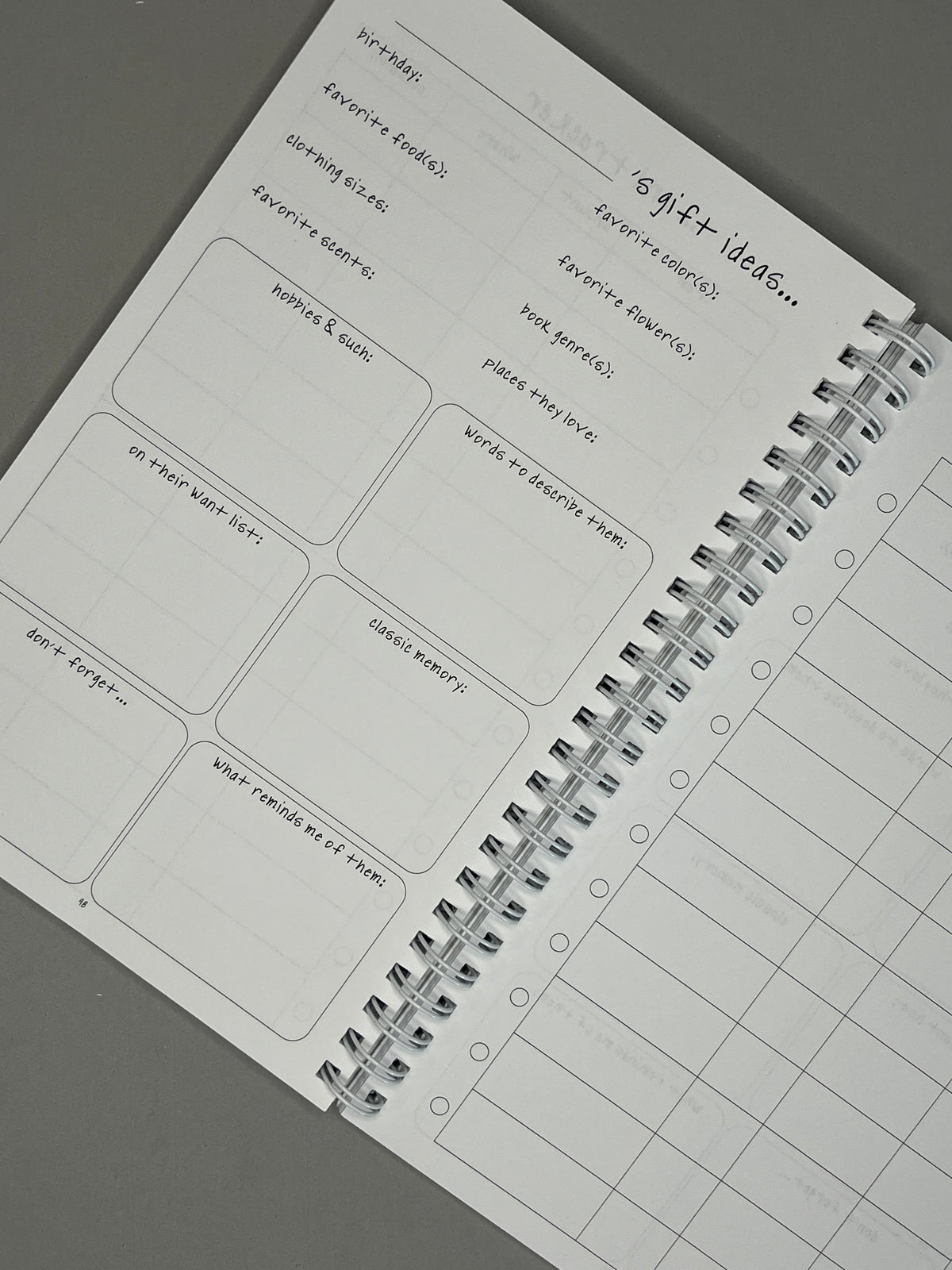 Gift Giver Journal