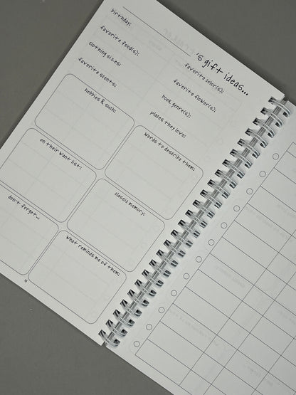 Gift Giver Journal