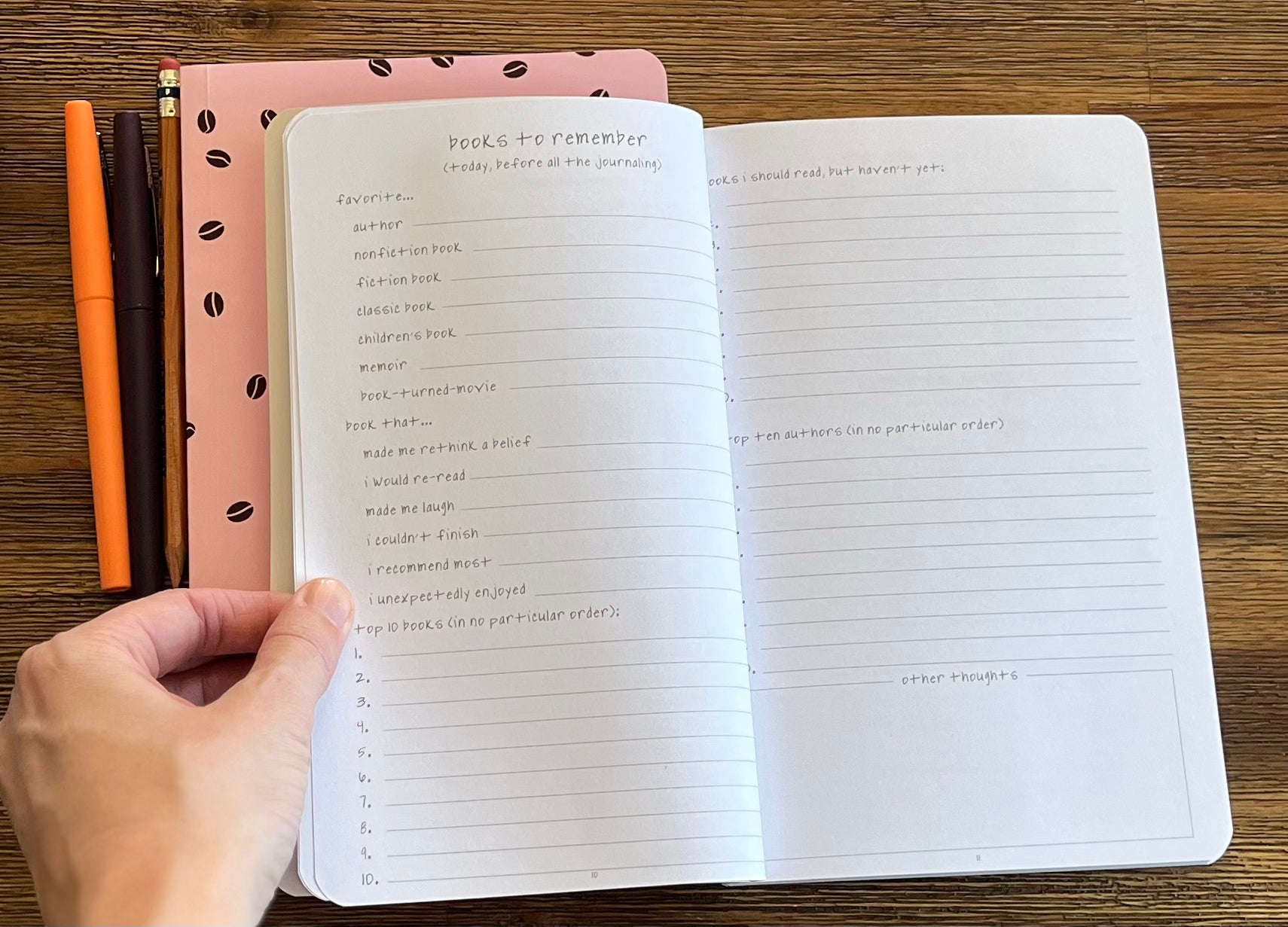 Book Lover Journal