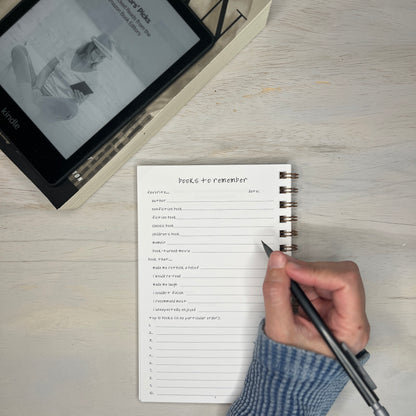 Book Lover Journal (Spiral)